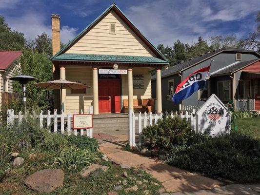 Just a cute little bungalow with great beer!