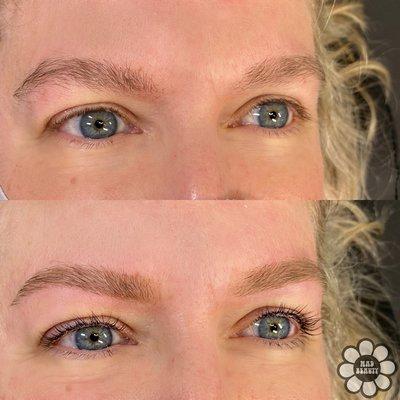 Brow Shaping + Tint and Keratin Lash Lift + Tint