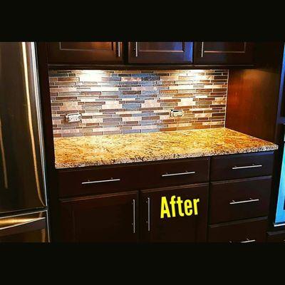 Cary NC- Kitchen remodel- Backsplash, Counter tops, Cabinets, & Appliances