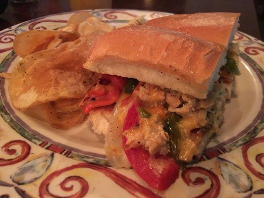 Chicken philly sandwich!