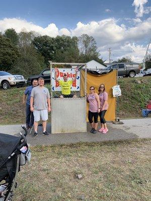 Dunking for a cause
Raising money for the Clay County Cancer Coalition