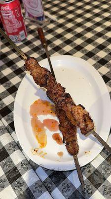 Uyghur Lamb Kabab (Per Skewer) - delicious my fav thing here