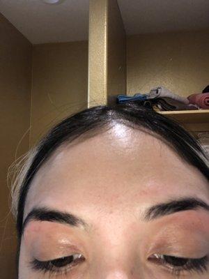 Messed up eyebrows