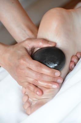 Hot Stone Massage is both relaxing and therapeutic.