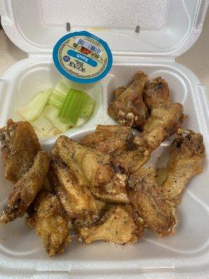 This is the lemon pepper wings bone in