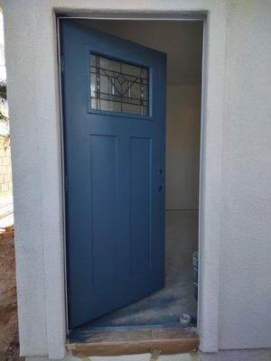 I only paint my front doors with Aristoshield. Stormy sea in low sheen.