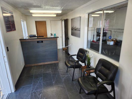 Check out our newly remodeled waiting room!