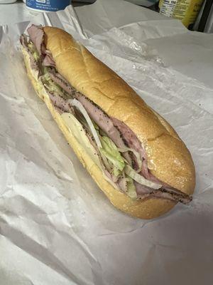 Italian hoagie - huge