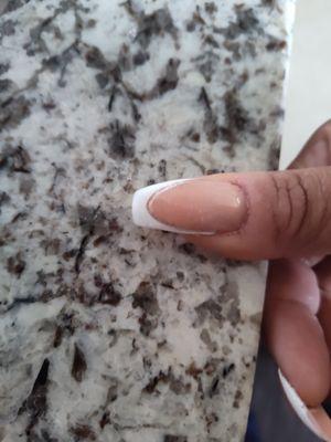 Right thumb nail