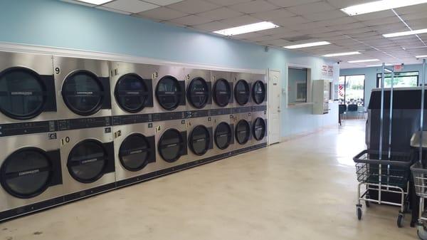 We have 22 hot dryers.