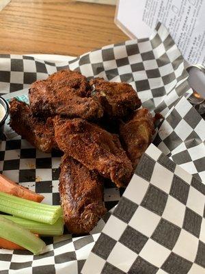 BBQ rub chicken wings