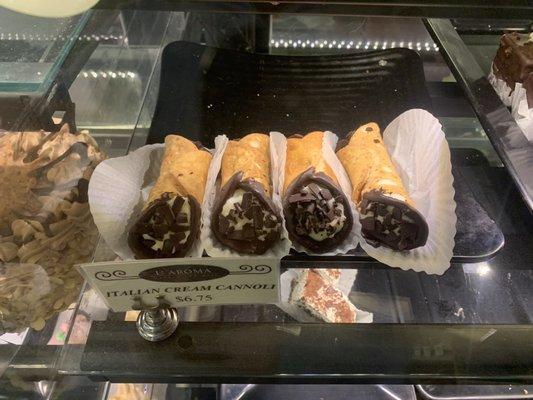 Grabbing a Cannoli Snack!