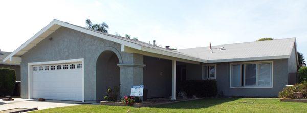 Check out the difference after Tex-cote Coolwall applied to the home.