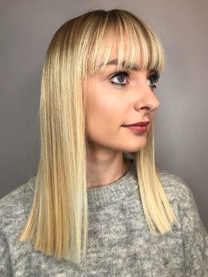 Balayage and cut by Emily