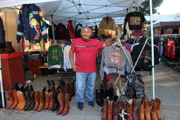 Cesar has the best boots and jackets!