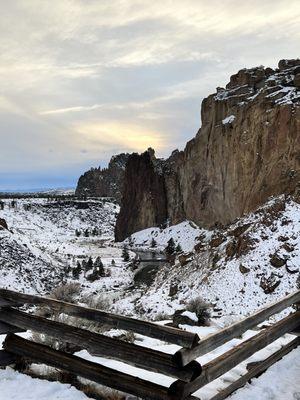 Smith Rock State Park in December