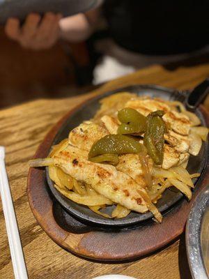 Chicken fajitas