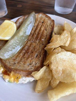 Tuna melt (so delicious, perfect crunch)