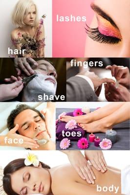 Vivo added new services to their menu. Lash Extensions, Shave, Hot Salt Block Massages!!