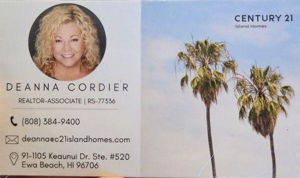 Deanna Cordier - CENTURY 21 Island Homes