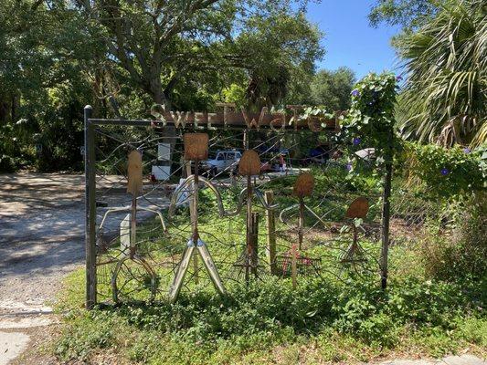 Entrance to farm- front gates