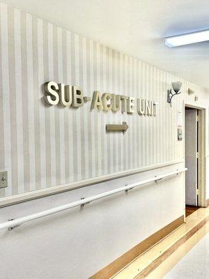 36 Bed SUB-ACUTE Unit