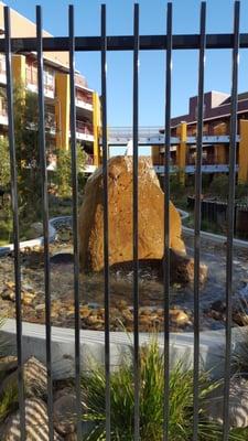 Great fountain in the courtyard