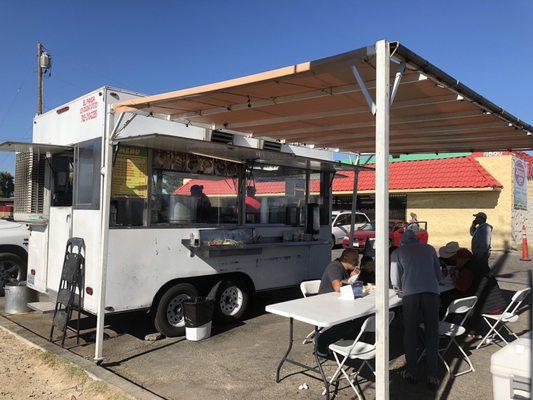 The lunch truck.