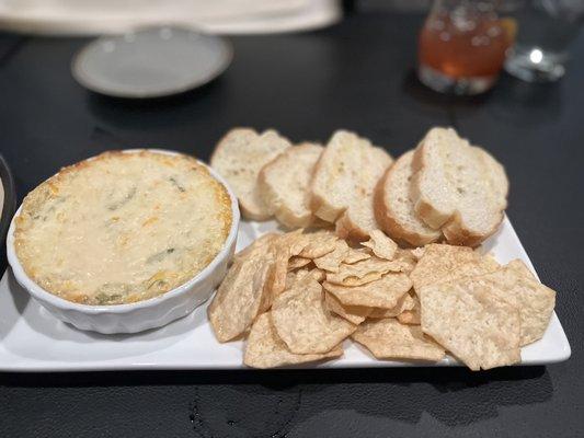 Jalapeño artichoke dip