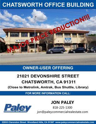 Chatsworth Office Building
 
 https://www.paleycommercialrealestate.com/services/