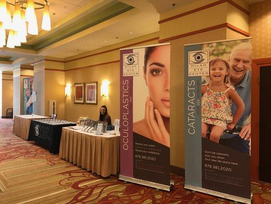 Milan Eye Center's Marketing Event in Kennesaw, GA!