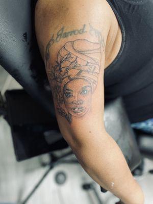 Portrait tattoo