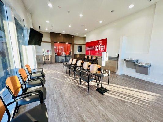 The waiting room for our urgent care center in Torrance, California