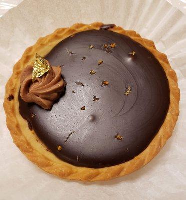 Grand Marnier Chocolate Tart