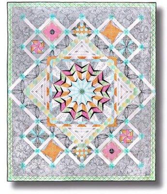 Simply charming! Charmed Adventure is an embroidery block of the month starting January 2017.