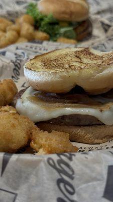 Vegetarian - Impossible Melt. The flipped buttered bun is a nice touch.