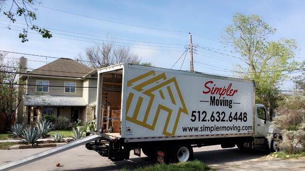 Simpler's truck on a sunny day