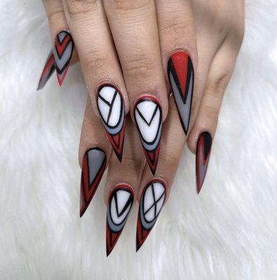 Acrylic nails design