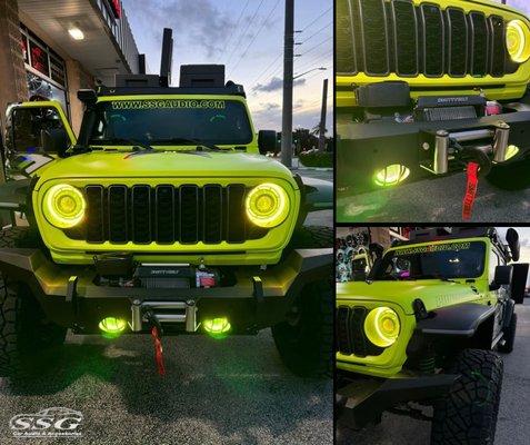 Oracle Colorshift LED headlights and Fog Lights