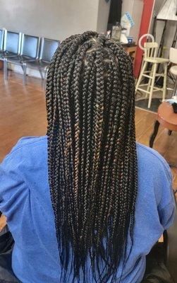 Medium box braids