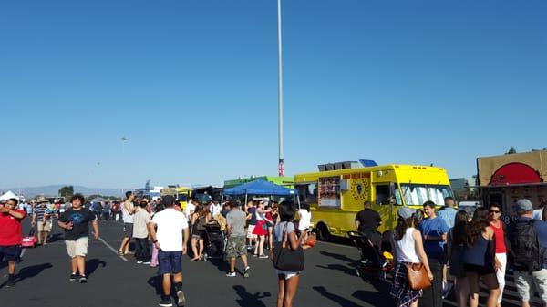 Some of the foodie trucks