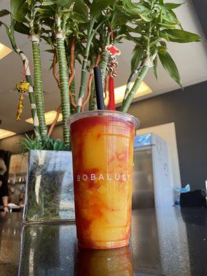 Chamolly smoothie (mango, chamoy, tajin)