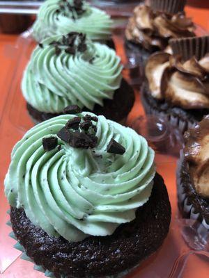 Mint Chocolate Chip Cupcakes!!!