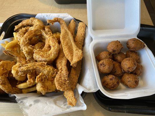 Fried Fish/Shrimp/Hush Puppy