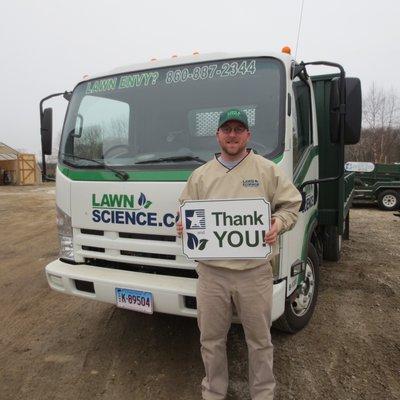 Lawn Science manager Chris Bishop