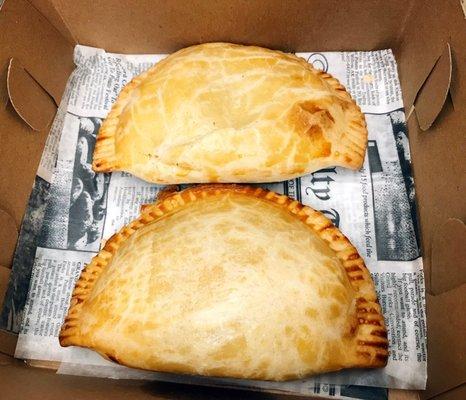 Empanadas (chicken and ham and cheese)