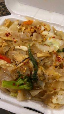 Drunken noodles