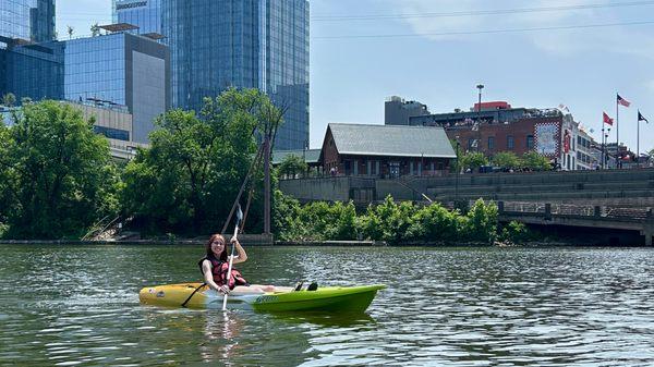 Beautiful day for a paddle