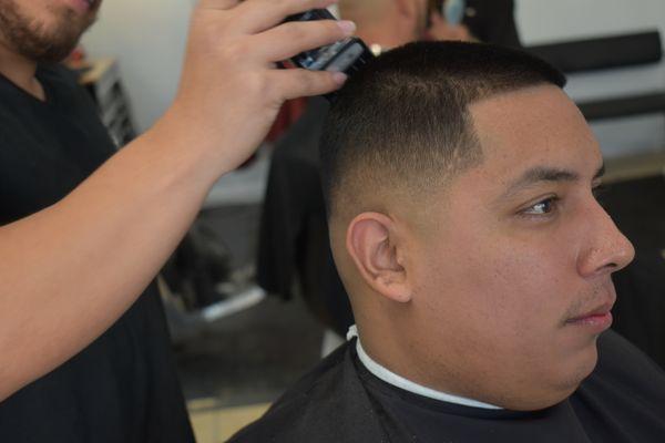 Cut Done By Alex (#4 Mid Skin Fade)