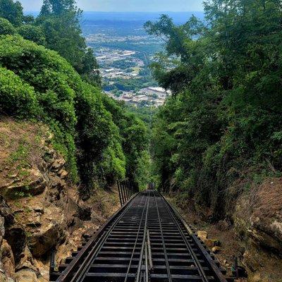 Incline railway from the top,  about the best picture you'll get.